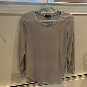 Gray Banana Republic Blouse